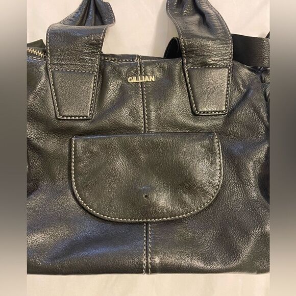 Gillian” genuine lather handbag - Picture 5 of 6